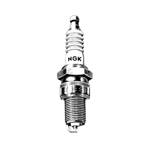 NGK Resistor Type Spark Plug for Yamaha Snowmobiles