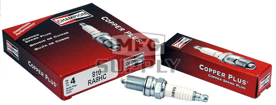 Set of 4 810 Champion RA8HC Spark Plug