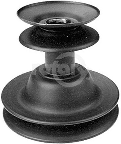 13-10185 - Double Engine Pulley replaces MTD 756-0982B, 753-0635, and 756-0488.