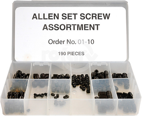1-10 - Allen Set Screw Assortment