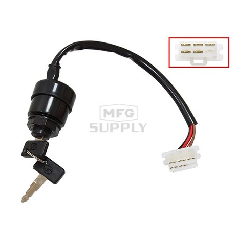 SM-01543 - Aftermarket Ignition Switch with Keys for Yamaha Snowmobiles