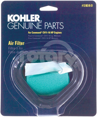 19-1288305S1 - Carded Oem Air Filter Kit Kohler