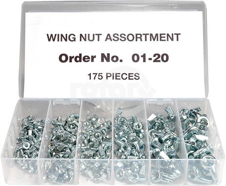 1-20 - Wing Nut Assortment