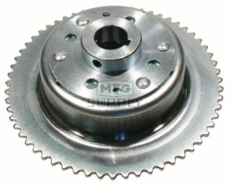 AZ2267-OD - 4-1/2" Drums with Riveted Hubs 60 Tooth Sprocket - Machined OD