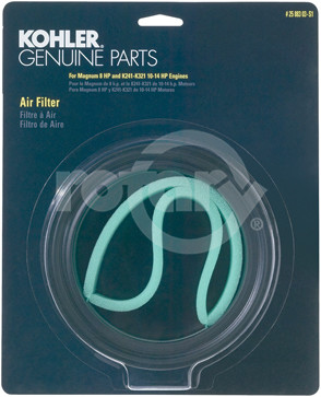 Kohler 2588303S1 Carded OEM Air Filter Kit for sale online