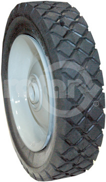 6-276 - 7" X 1.50" Steel Wheel with 1/2" ID Ball Bearing (Diamond Tread)