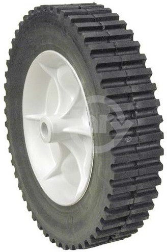 7-283 - 8" X 1.75" Murray 20105 and AYP 148436 and Noma 56324 Plastic Wheel with 1/2" Center Hole (Lug Tread)