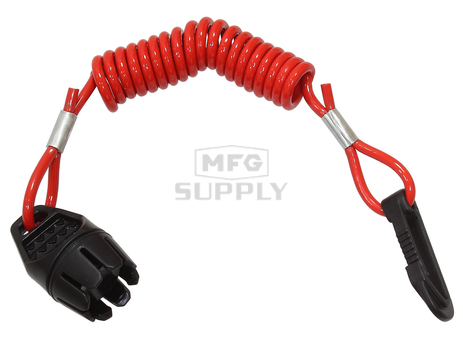 SM-01583 - Tether Kill Switch Key and Cord Only for Arctic Cat & Yamaha Snowmobiles