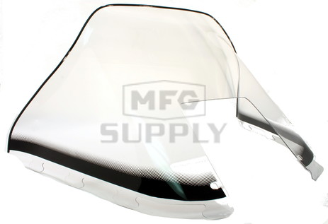 450-232-10 - Polaris Standard 15-1/2" Windshield Graphic Clear. Old Generation Style Hood.