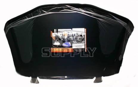 450-472-50 - Ski-Doo Low 13" Solid Black Windshield. S-2000 Chassis with Lampbase Pod.