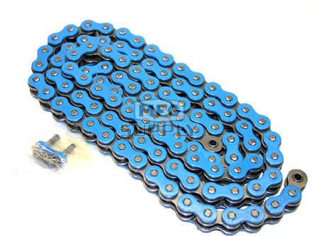 520BL-ORING-96 - Blue 520 O-Ring ATV Chain. 96 pins