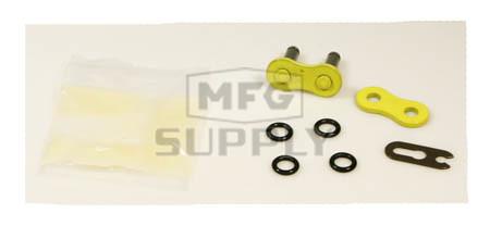 520YL-CL-W1 - Yellow 520 O-Ring Motorcycle Connecting Link