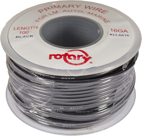 31-6816 - 16 AWG Primary Wire 100' (Black)