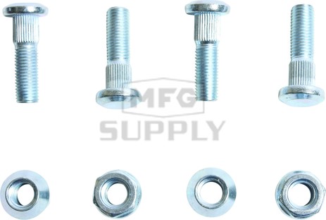 85-1142 -  FRONT & REAR WHEEL STUD AND NUT KIT FOR ARCTIC CAT PROWLER UTVs