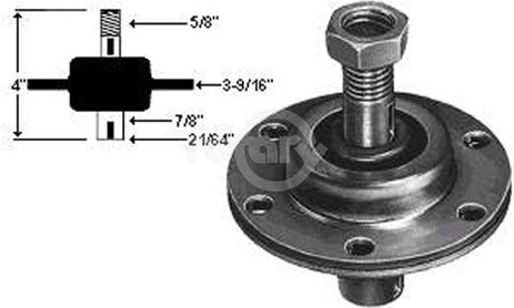 10-856 - Blade Spindle Assembly replaces MTD 09321