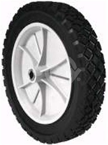 7-8932 - 10" x 1.75" Snapper 35740 Plastic Wheel with Spline Drive Bushing (Diamond Tread)