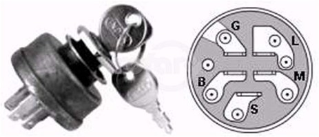 31-9158 - Ignition Switch Kit For AYP