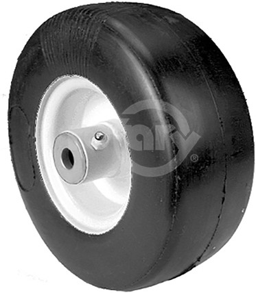 8-9898 - Puncture Proof 9x350x4 Tire Wheel Asm. 4-1/2" centered hub. 3/4" ID.