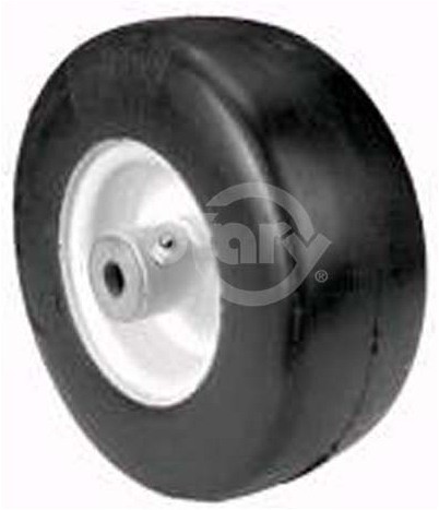 8-9899 - Puncture Proof 9x350x4 Tire Wheel Asm. 4" centered hub. 3/4" ID.