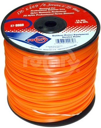 27-9960 - Orange Diamond Cut Professional Trimmer Line
