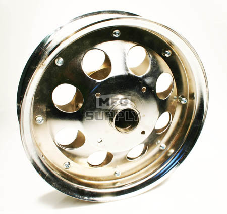AZ10151 - 10" Steel Basic Wheel, Plated with 5/8" Bearing