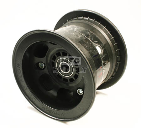4" wide with 5/8" bearings. 13" tall complete Azusalite Ultralight Wheel 
