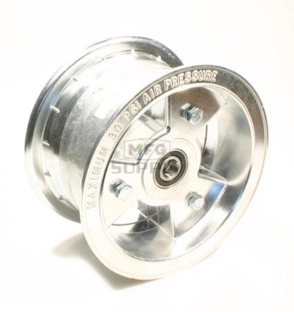 AZ1197 - 6" Aluminum Wheel, 3-1/2" wide, 5/8" ID Bearing