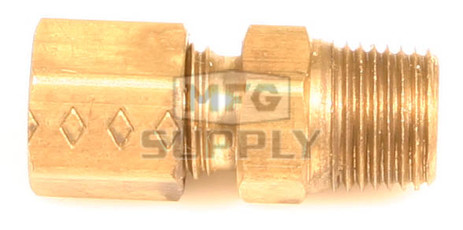 AZ8310 - Brass Connector, 3/16" to 1/8" Tube N.P.T.