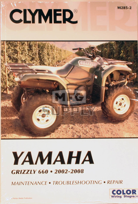 CM285 - 02-08 Yamaha Grizzly 660 Repair & Maintenance manual.
