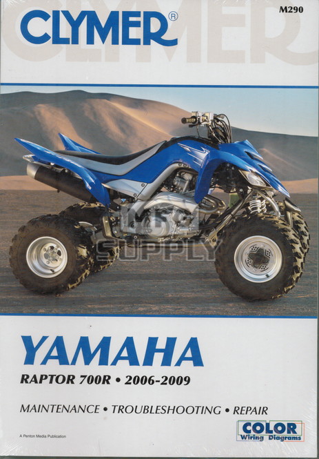 CM290 - 2006-2009 Yamaha Raptor 700R Repair & Maintenance manual.
