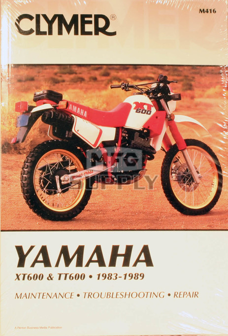 CM416 - 83-89 Yamaha XT600 & TT600 Repair & Maintenance manual