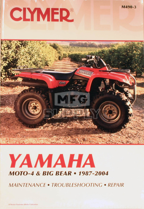 CM490 - 87-04 Yamaha Moto-4 & Big Bear Repair & Maintenance manual.