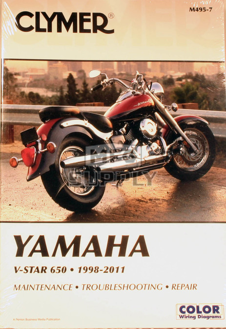 CM495 - 98-07 Yamaha V-Star 650, XVS650 Custom, XVS650A Classic Repair & Maintenance manual