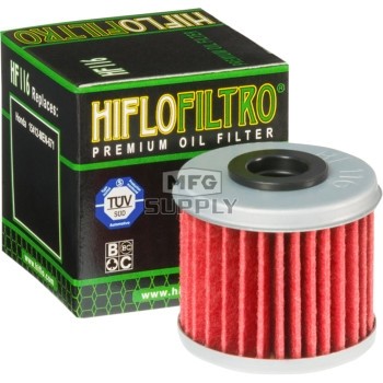 HF116- Oil Filter for many Polaris ATVs