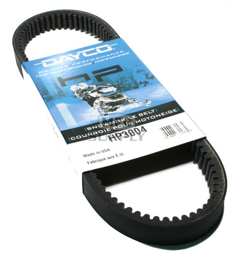 HP3004 - Arctic Cat Dayco HP (High Performance) Belt. Fits many 70-72 lower power Arctic Cat Snowmobiles.