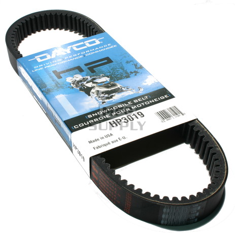 HP3019 - Ski-Doo Dayco HP (High Performance) Belt. Fits 76-00 low power Ski Doo Snowmobiles.