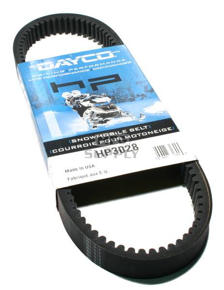 HP3028 - Polaris Dayco HP (High Performance) Belt. Fits 90 Indy Sport, 92 Indy Lite Deluxe.
