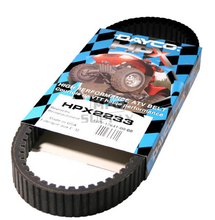HPX2233 - Yamaha Dayco HPX (High Performance Extreme) Belt. Fits 01 & newer Grizzly & Rhino models.