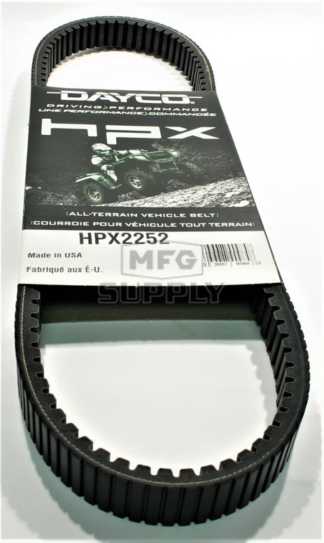 HPX2252 - John Deere Dayco HPX (High Performance Extreme) Belt. For Gator HPX