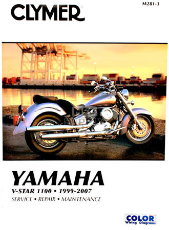 CM281 - 99-09 Yamaha V-Star, XVS1100, XVS1100A Repair & Maintenance manual