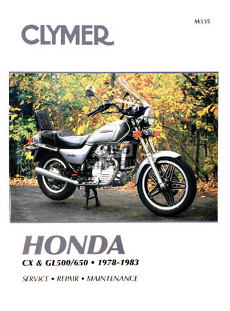 CM335 - 78-83 Honda CX, GL500 & GL650 Twins Repair & Maintenance manual
