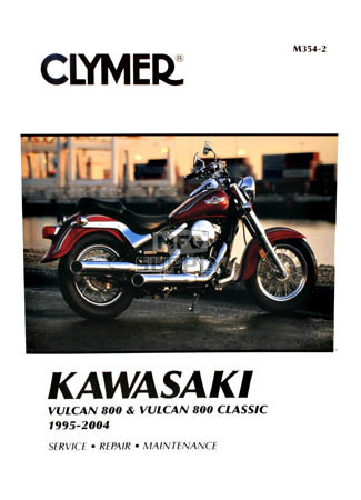 CM354 - 95-05 Kawasaki Vulcan 800, 800 Classic Repair & Maintenance manual