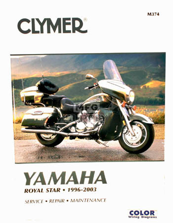 Clymer Manual For Yamaha Royal Star 96-10 