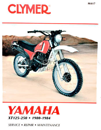 CM417 - 80-84 Yamaha XT125, XT200, & XT250 Repair & Maintenance manual