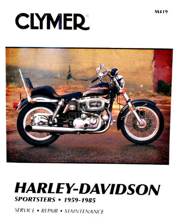 CM419 - 59-85 Harley Davidson Sportsters Repair & Maintenance manual