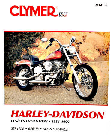 CM421 - 84-89 Harley Davidson FLS FXS Evolution Repair & Maintenance manual