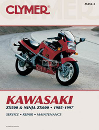 CM452 - 85-97 Kawasaki ZX500 & Ninja ZX600 Repair & Maintenance manual