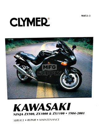 CM453 - 84-01 Kawasaki Ninja ZX900, ZX1000, & ZX1100 Repair & Maintenance manual