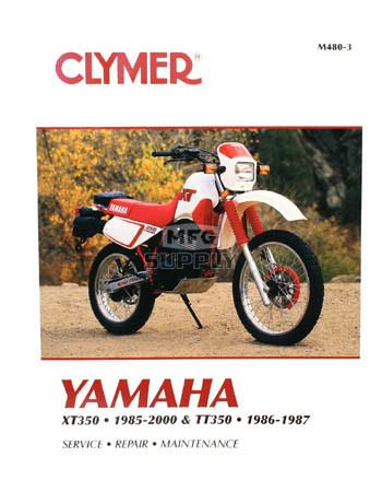 CM480 - 85-00 Yamaha XT350 & 86-87 TT350 Repair & Maintenance manual