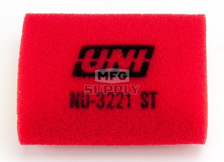 NU-3221ST - Uni-Filter Two-Stage Air Filter. For many Yamaha Grizzly 300 ATVs